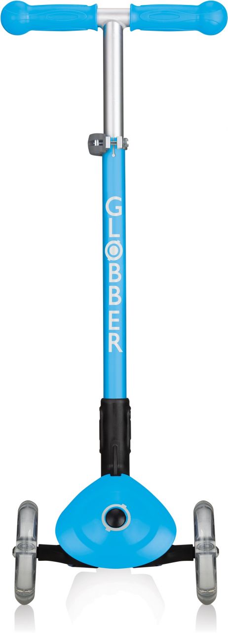 Globber Mini Scooter | Primo Foldable | Anodized T-Bar | Himmelblau