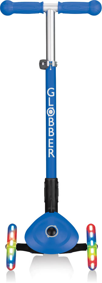 Globber Mini Scooter | Primo Foldable Fantasy Lights | Blau