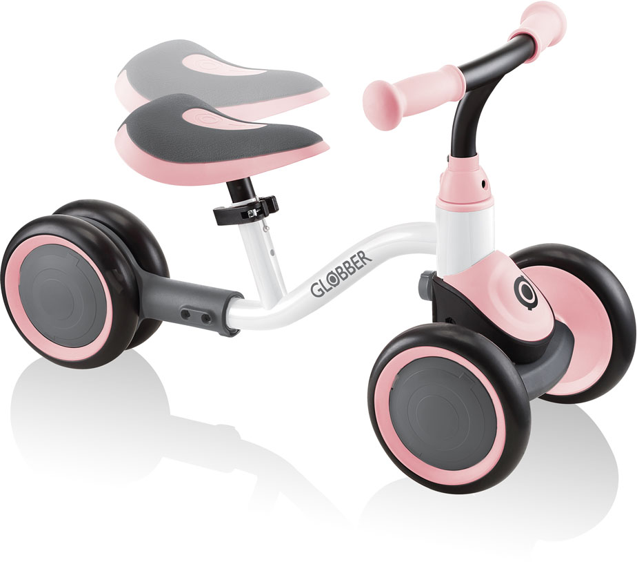 Globber | Learning Bike | White-pastel pink