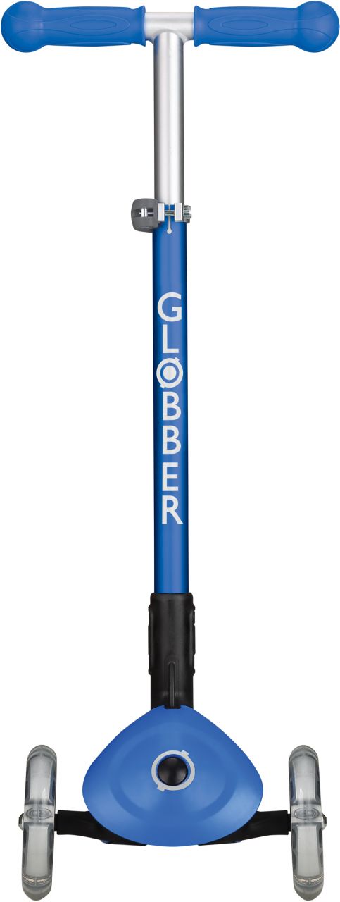 Globber Mini Scooter | Primo Foldable | Anodized T-Bar | Marineblau